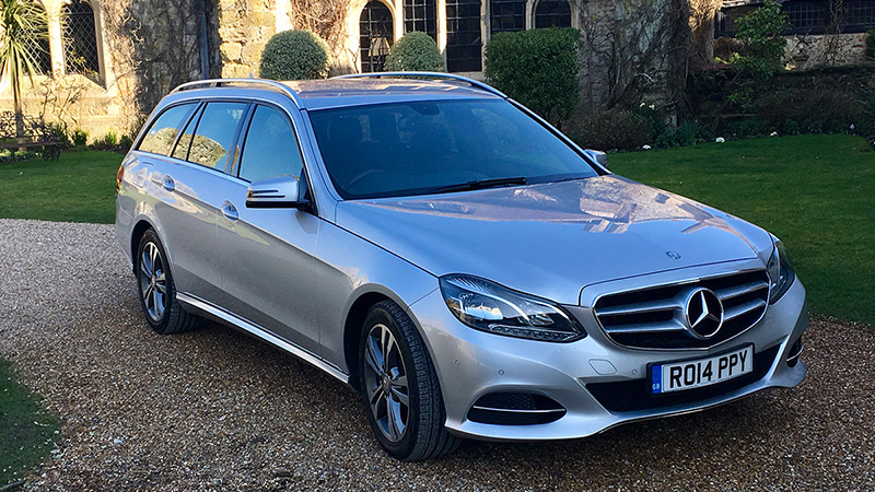 Mercedes E Class Estate part of the fleet used by Arundel Executive Cars